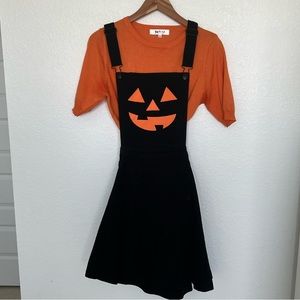 Pumpkin Pinafore and Shirt